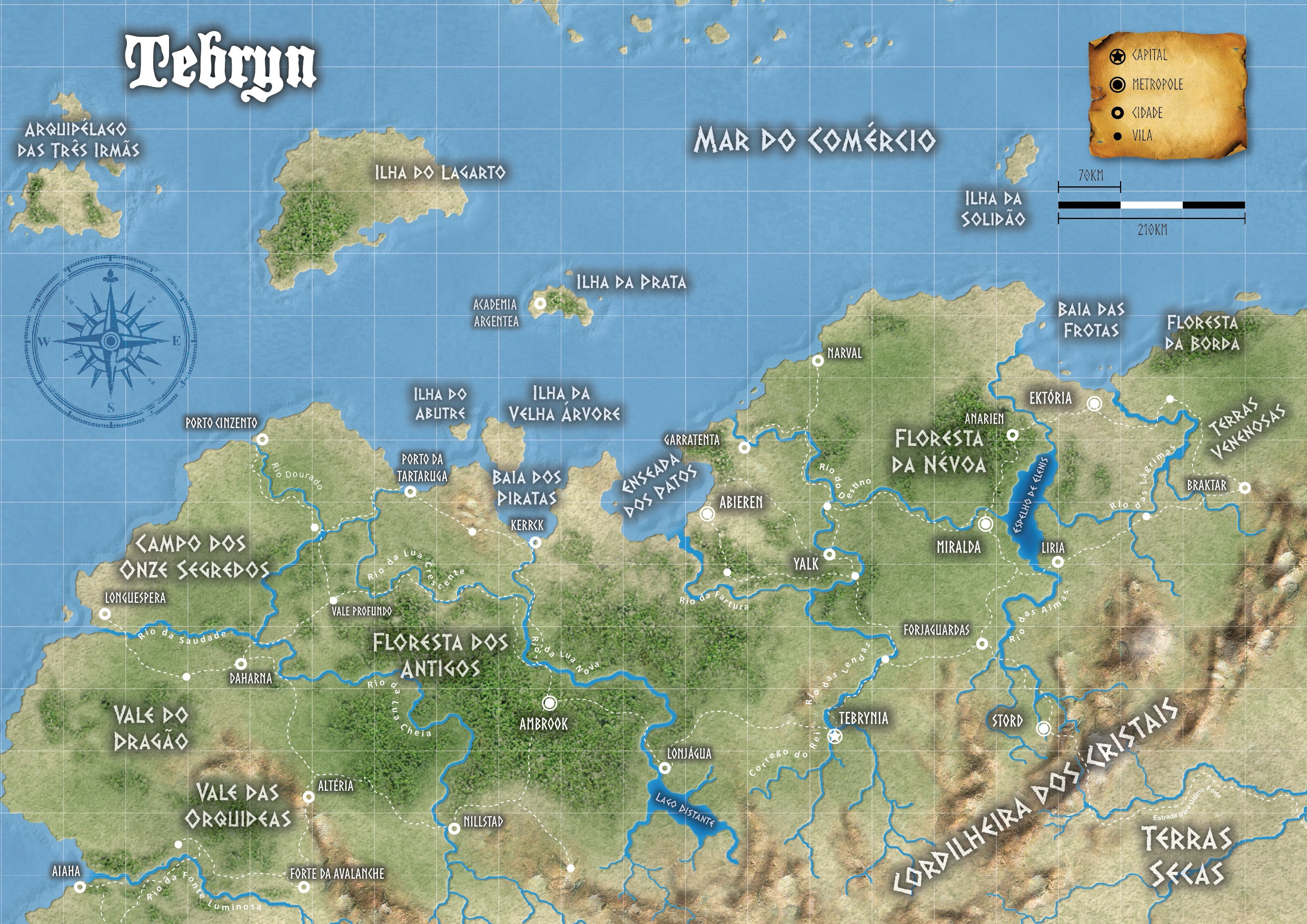 Mapa Interativo de Tebryn